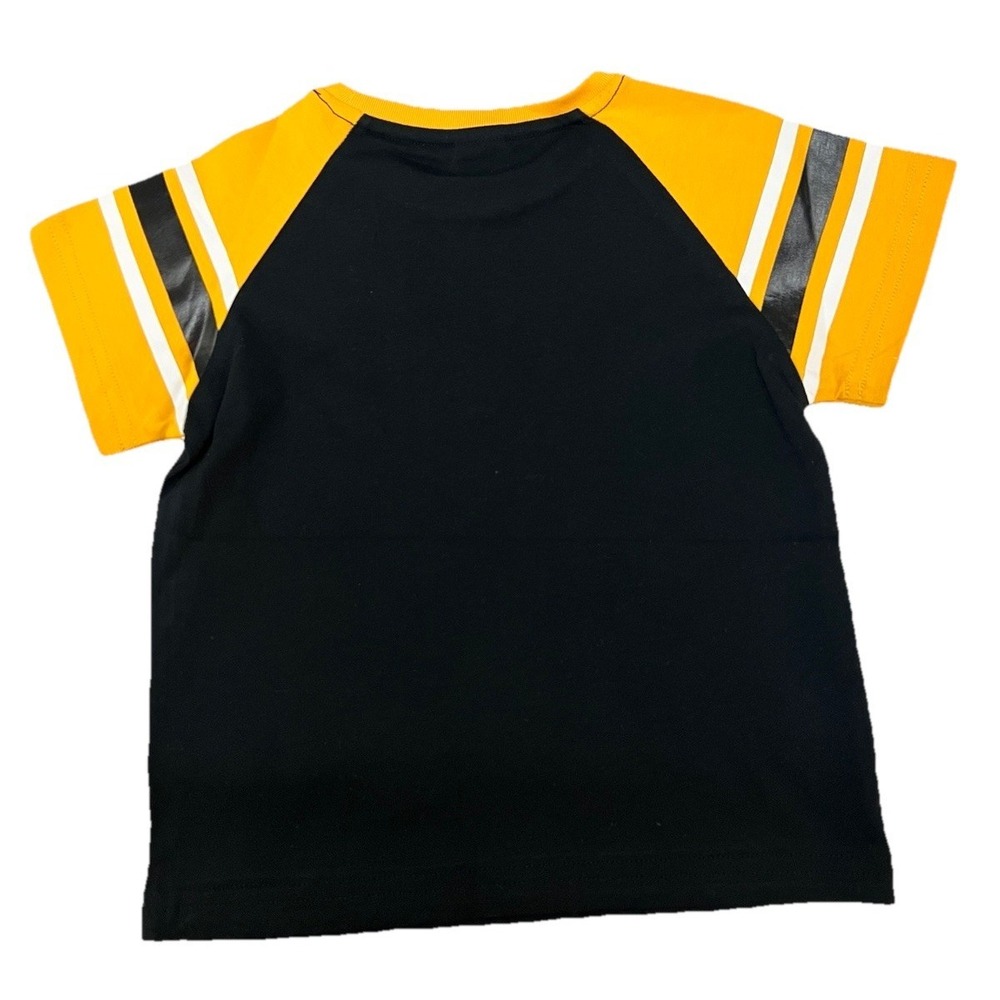 Pittsburgh Est. 1933 Football Shirt 2T Tee Top Black Yellow Cotton Baby Clothing - Picture 5 of 5